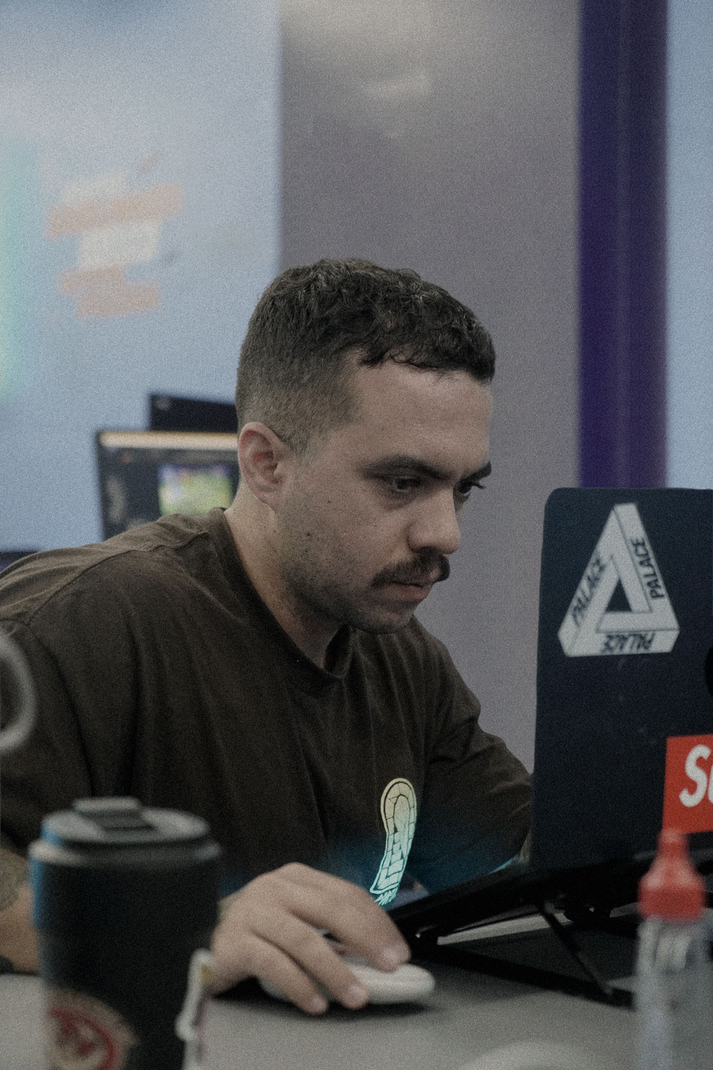 Mateus Ramgund working on a laptop